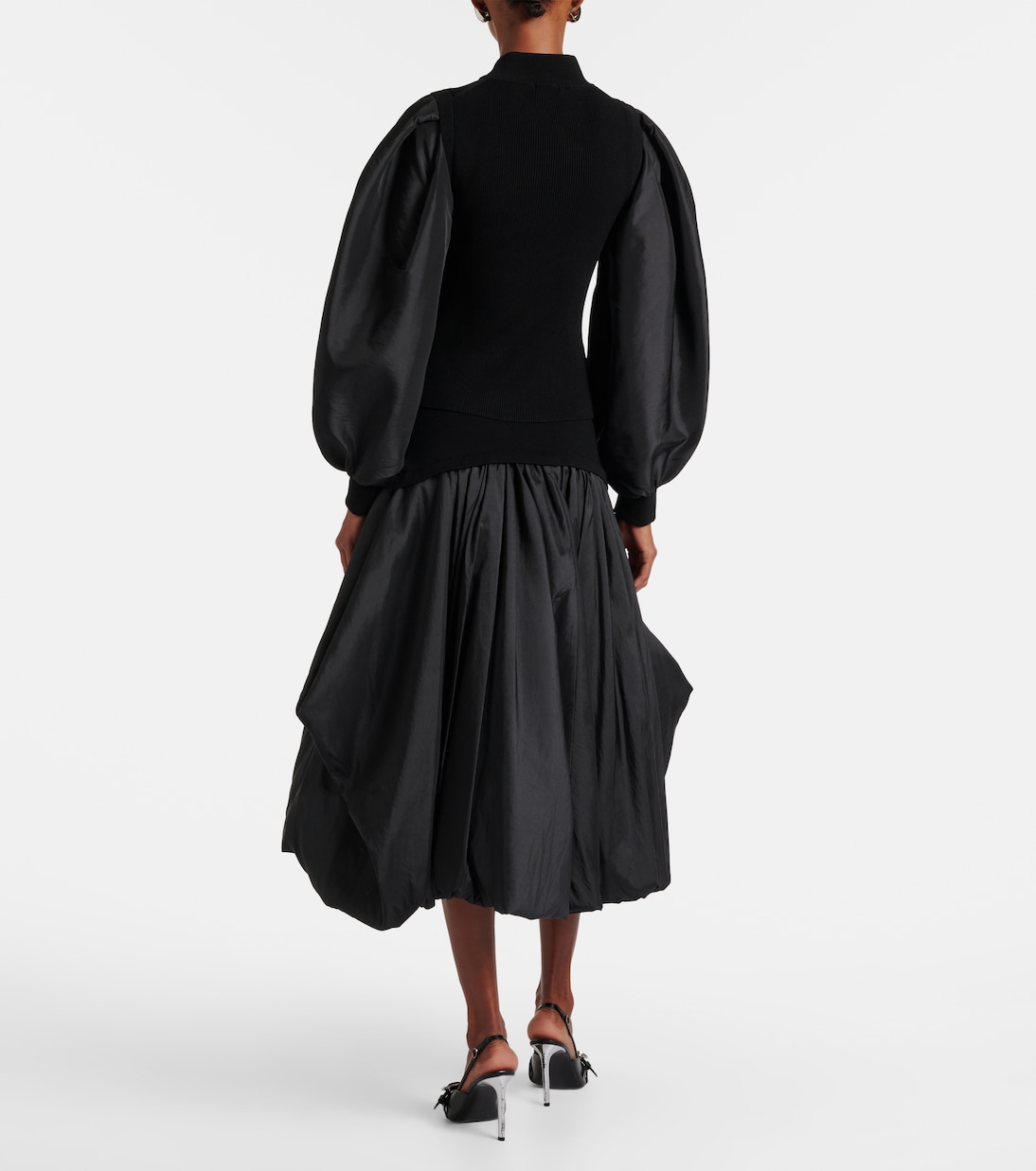 Top Jackie aus Strick mit Taft | Simkhai