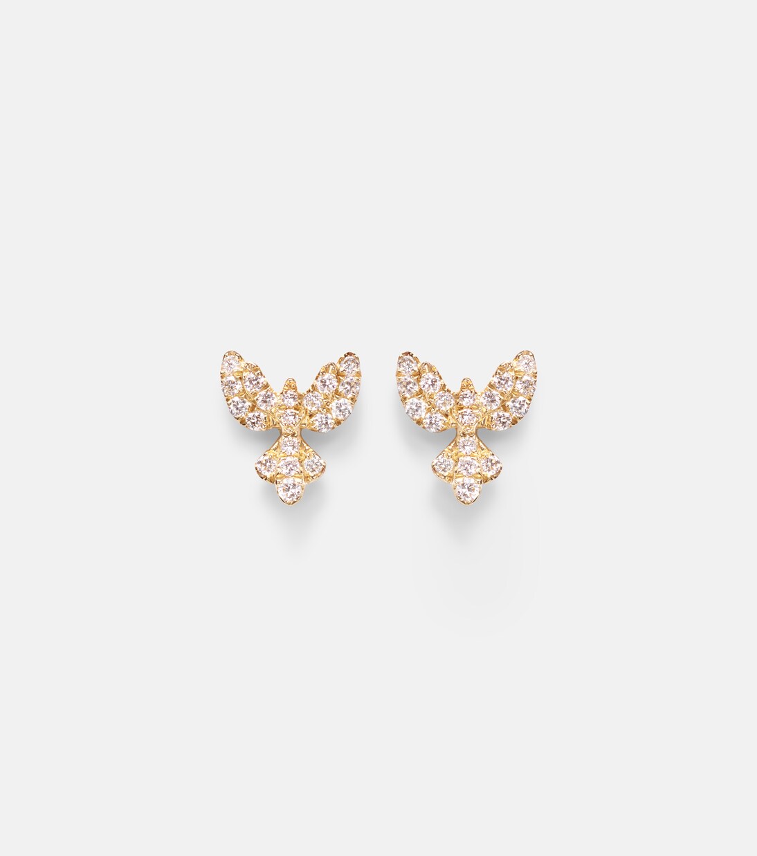 18kt 골드 다이아몬드 이어링  | Anita Ko