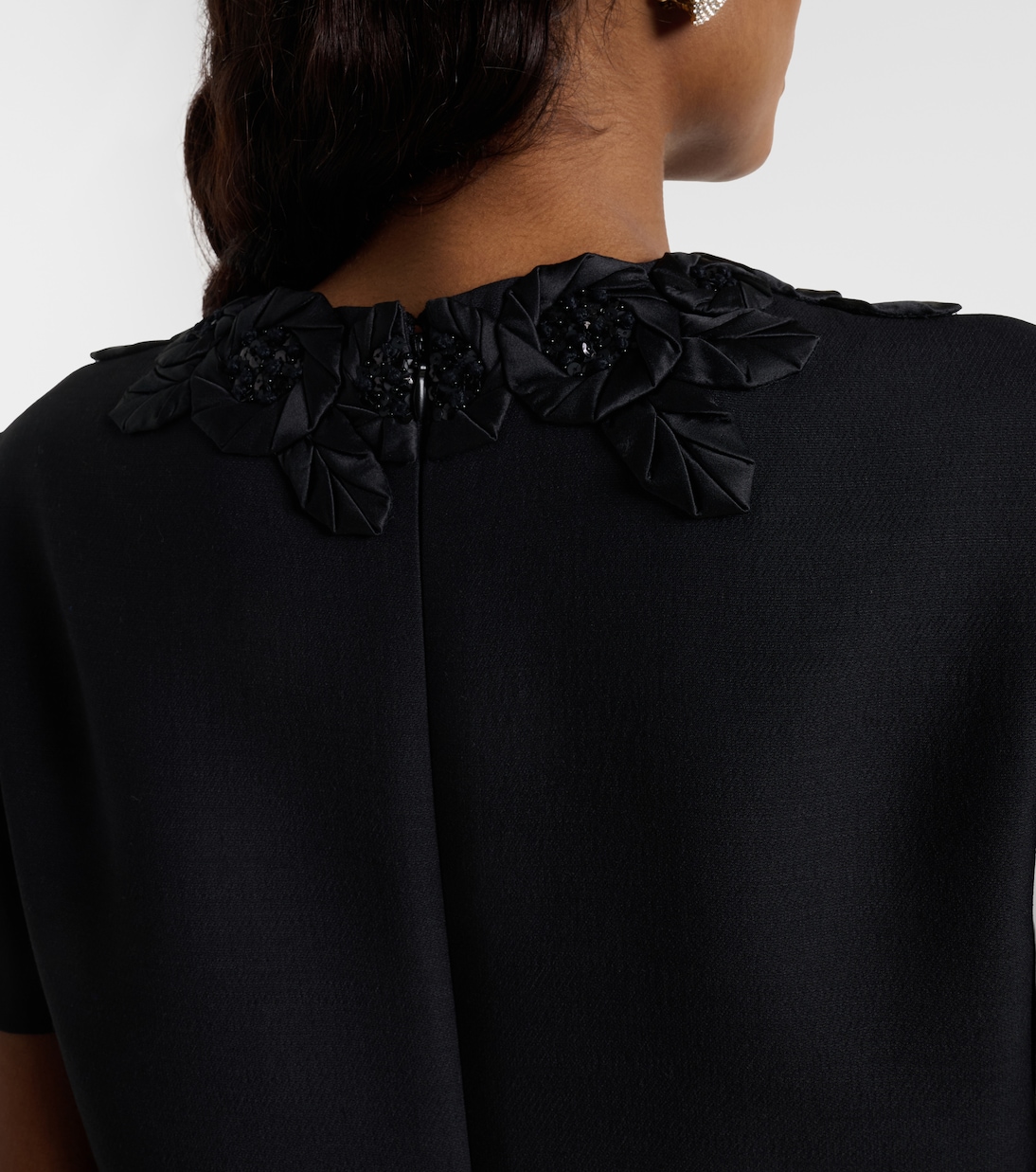 임벨리시드 울 실크 미니드레스 | Valentino