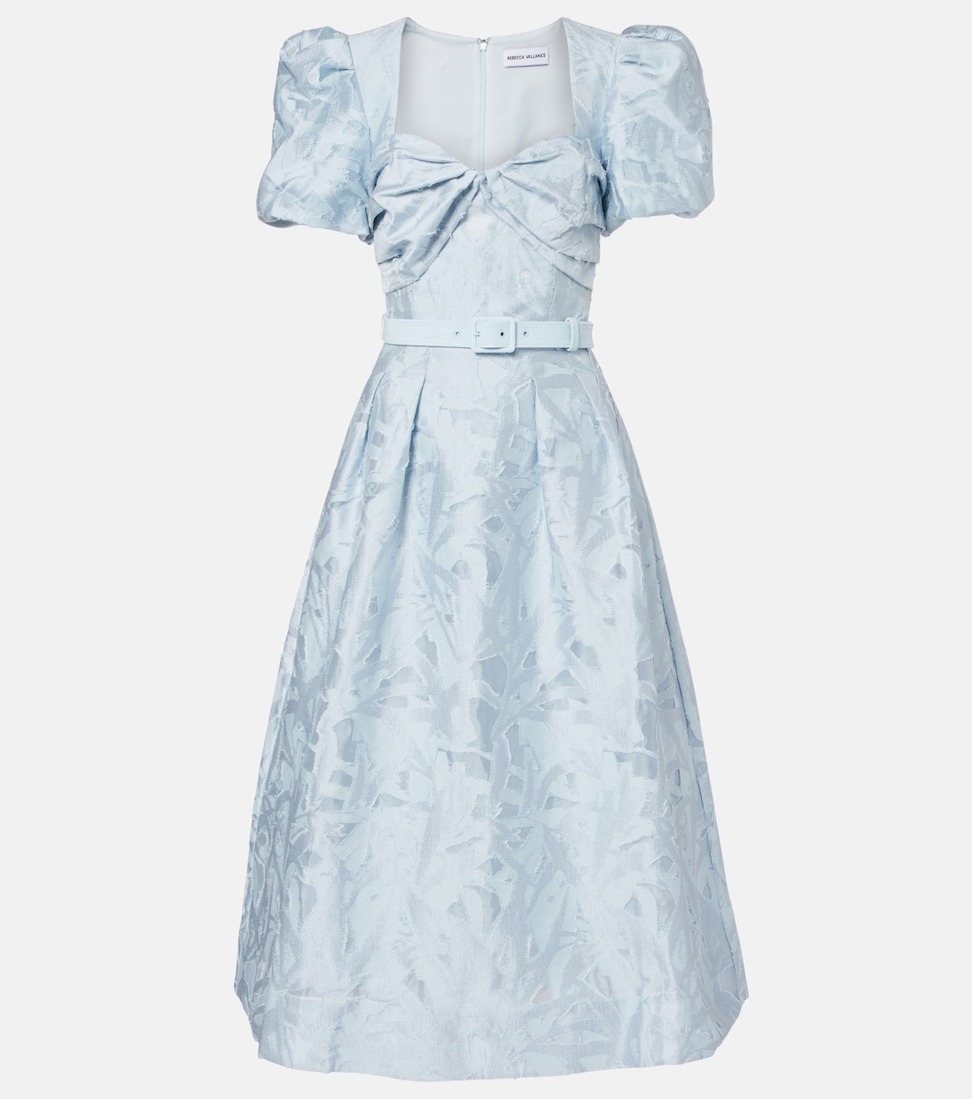 Anneli cotton-blend jacquard midi dress | Rebecca Vallance