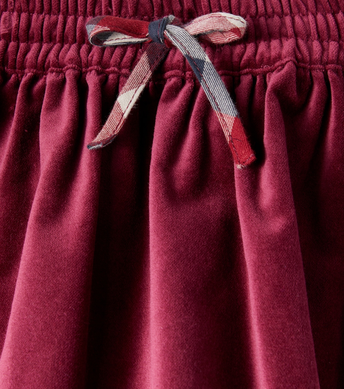 Savanna cotton velvet skirt | Wheat