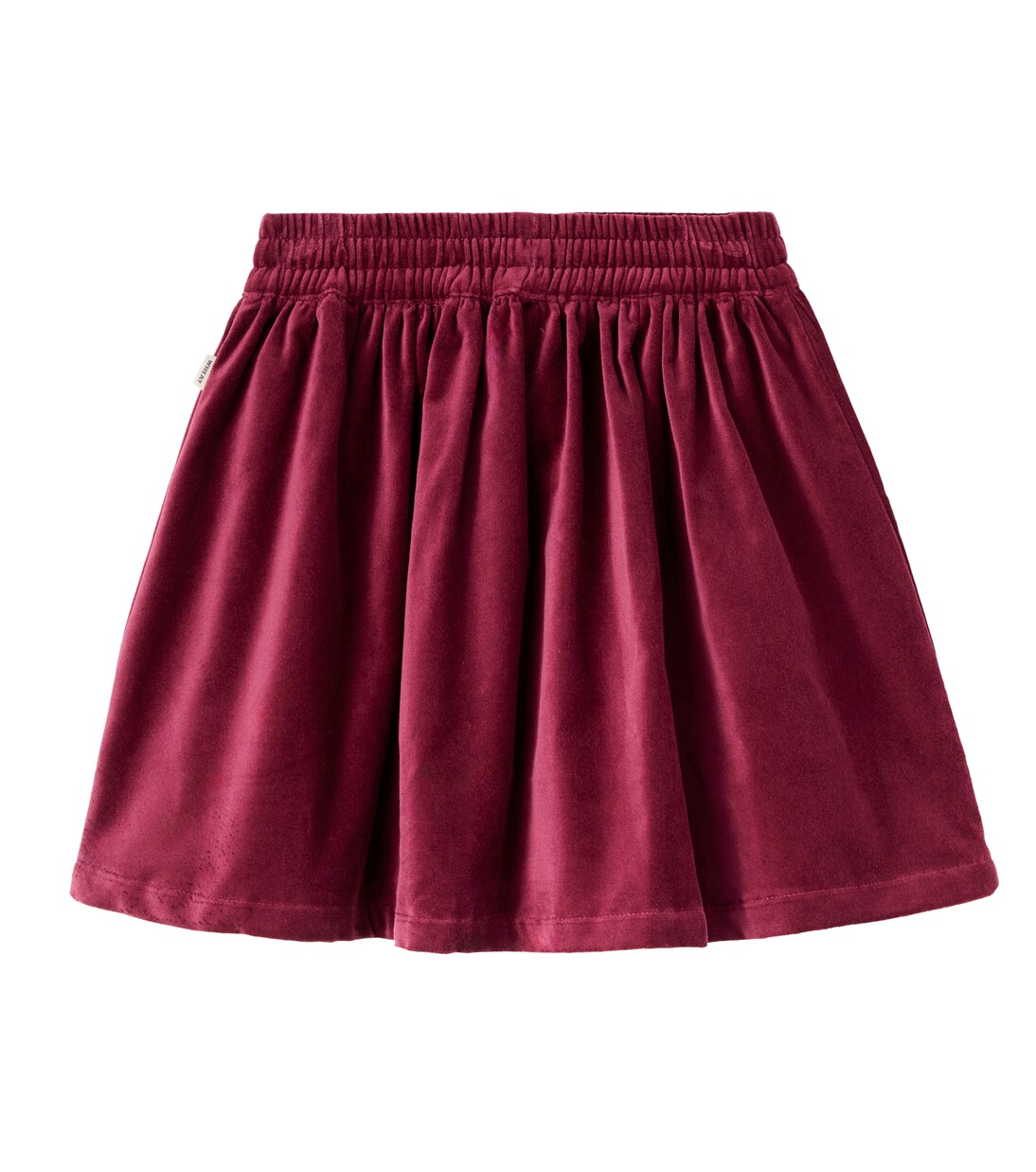 Savanna cotton velvet skirt | Wheat