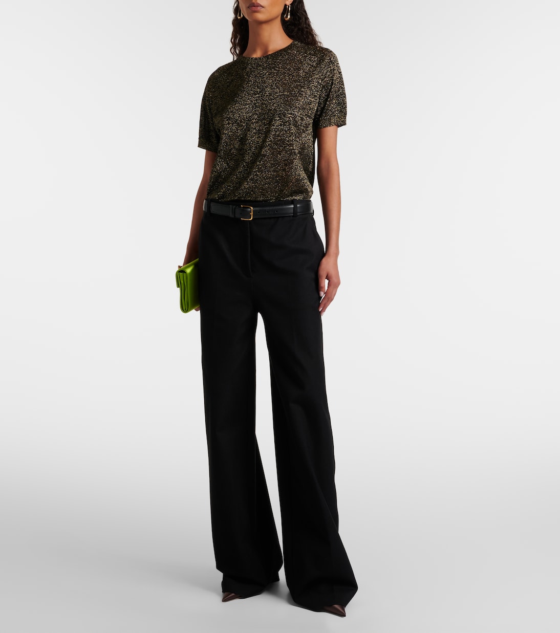 Lille lamé knitted top | Joseph