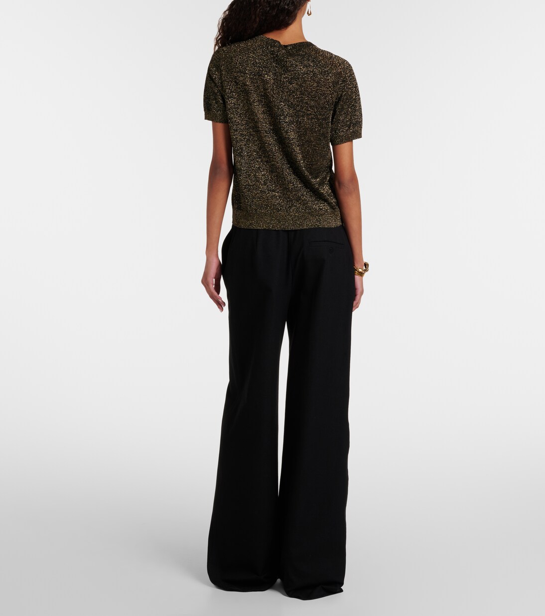 Lille lamé knitted top | Joseph