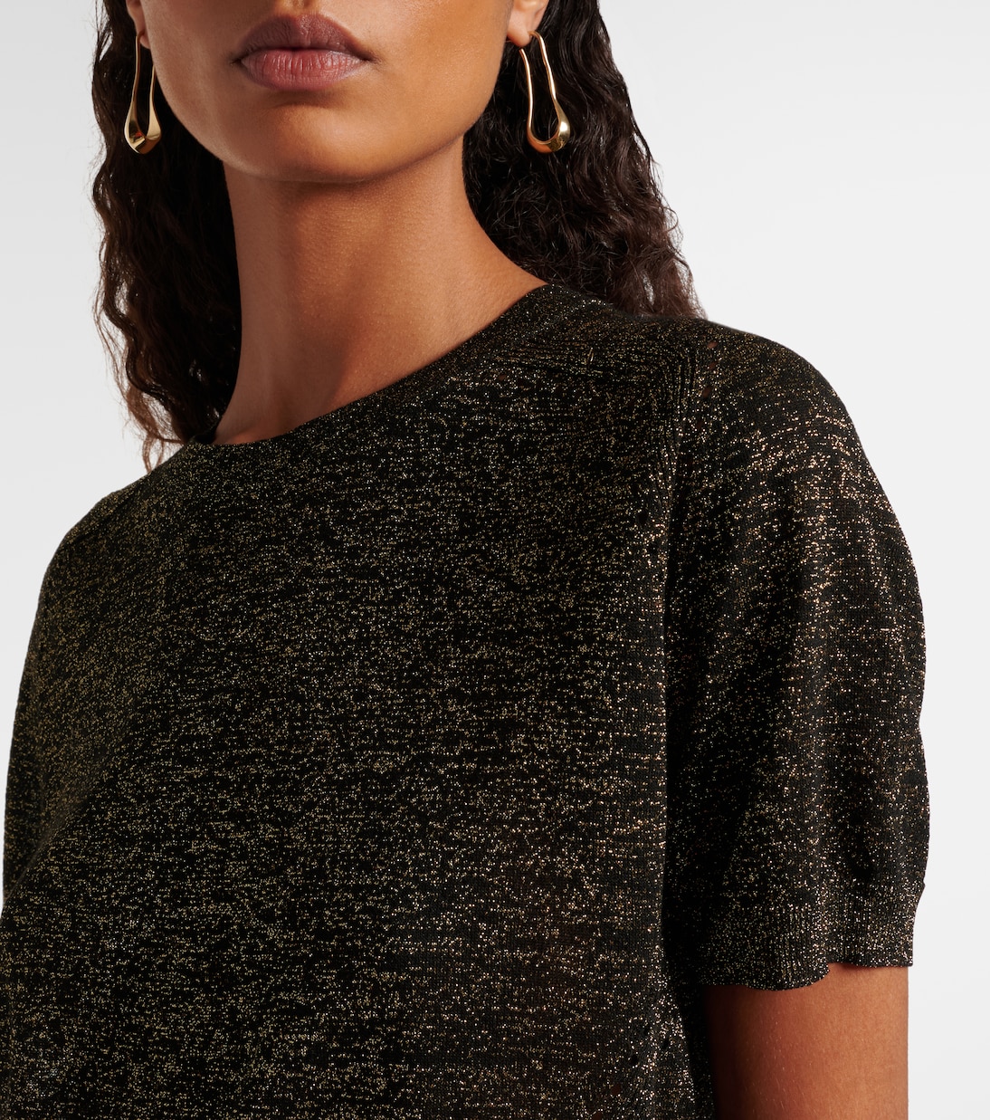 Lille lamé knitted top | Joseph