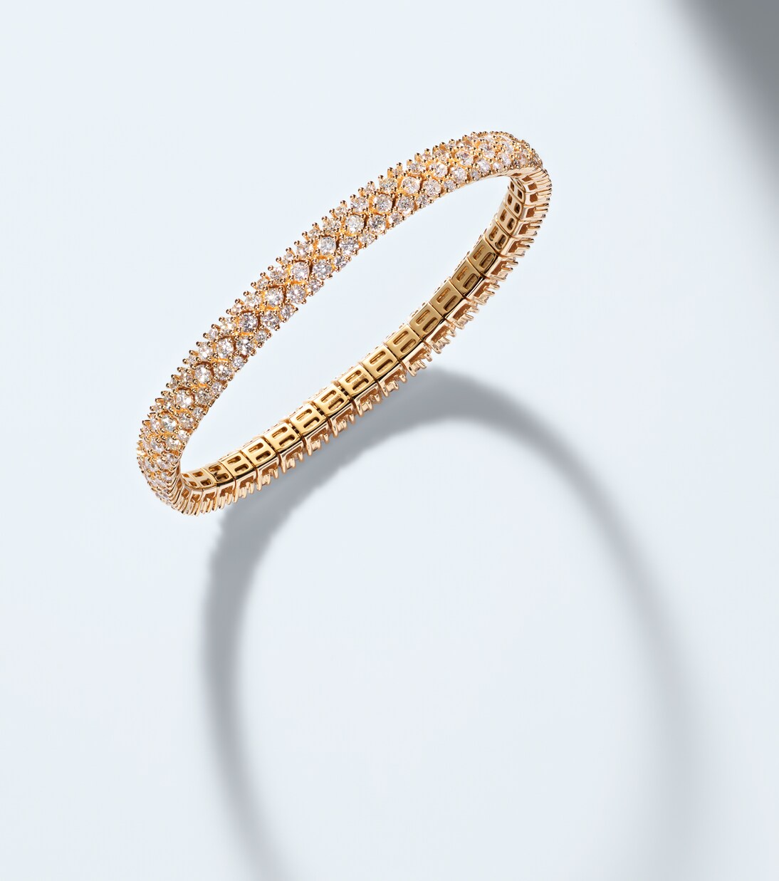 Armband aus 18kt Gelbgold (750/1000) mit Diamanten | Shay Jewelry