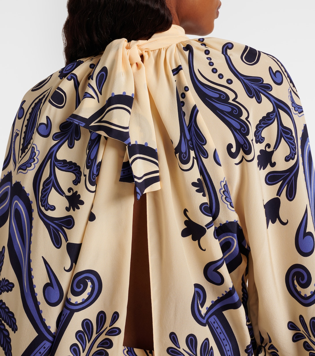 Paisley silk blouse | Johanna Ortiz