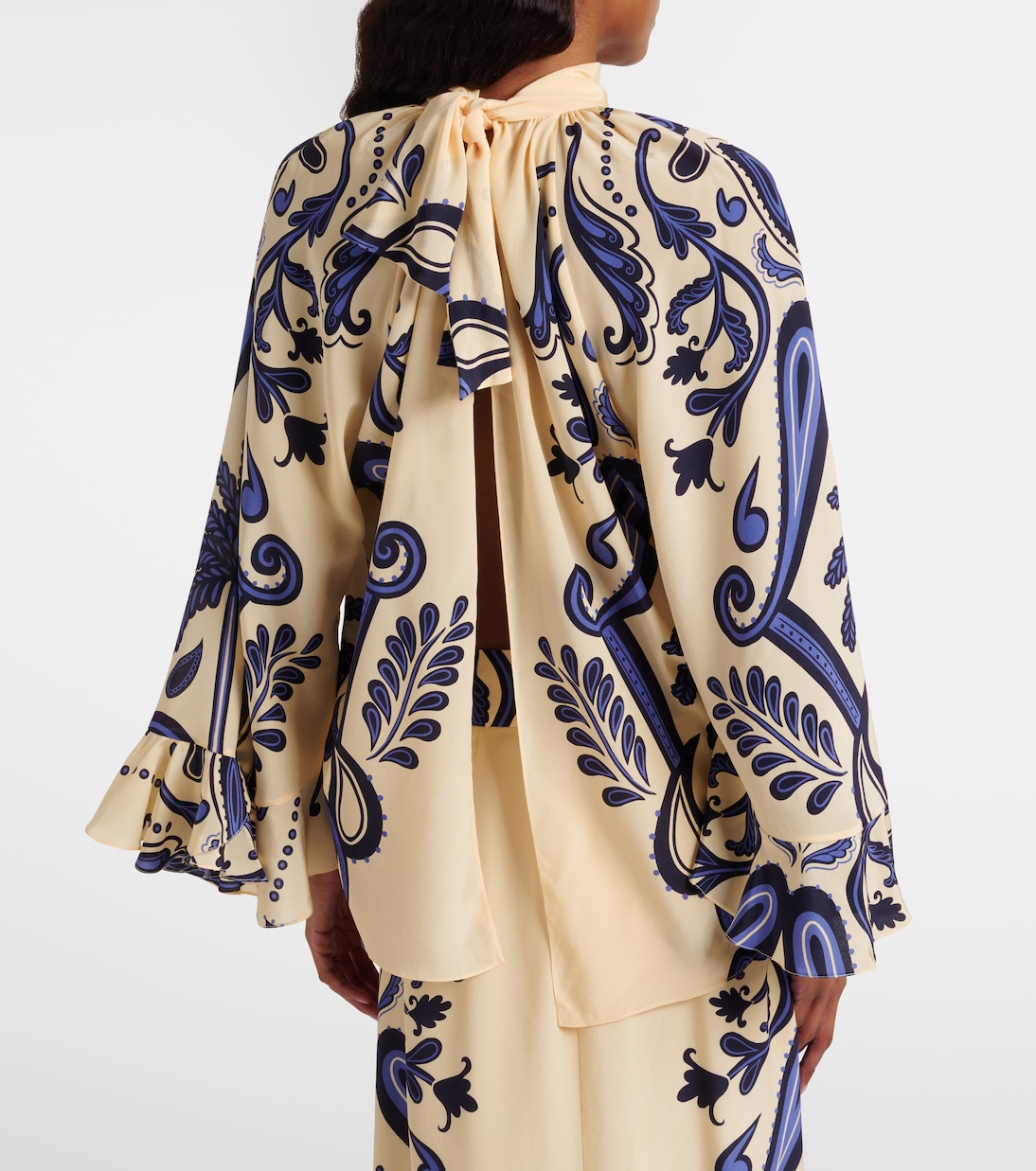 Paisley silk blouse | Johanna Ortiz