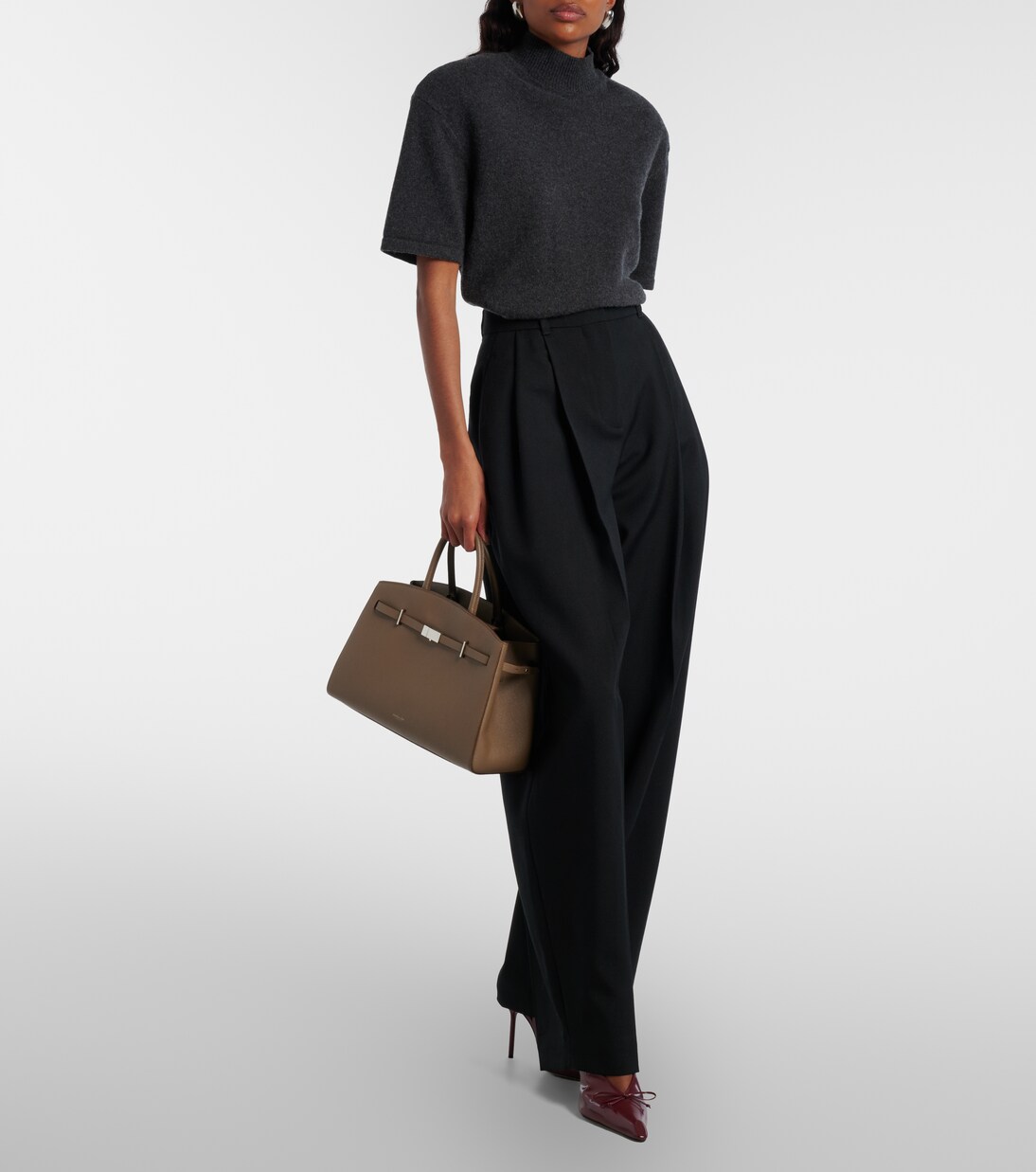 Bolso Hudson Midi de piel | DeMellier