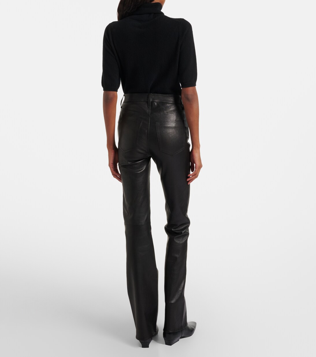 Reboot leather flared pants | Frame