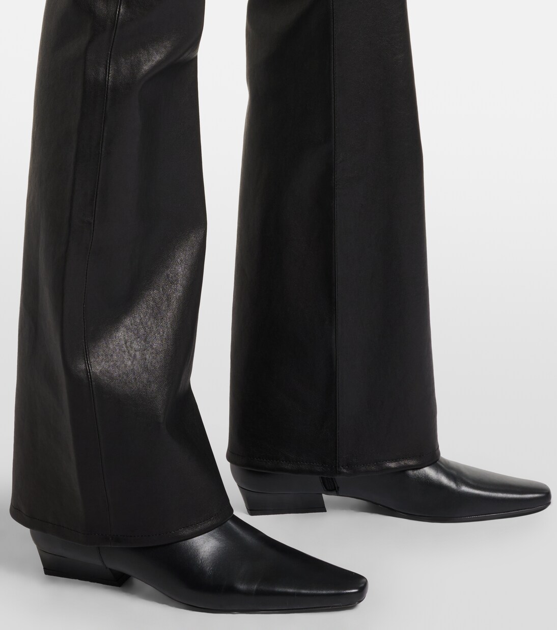 Reboot leather flared pants | Frame