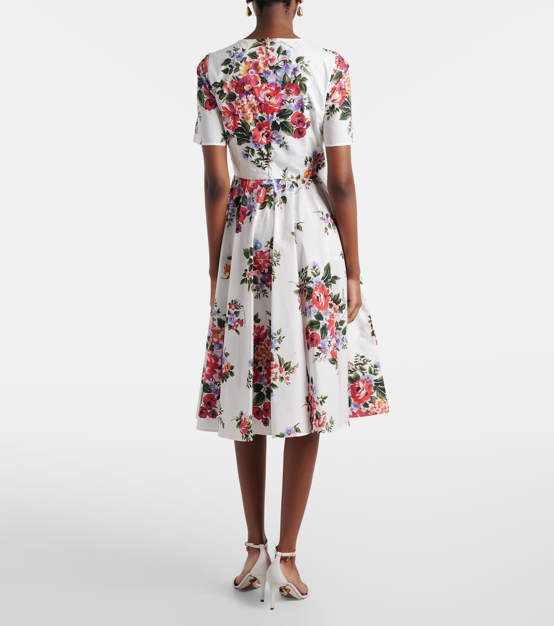 Midikleid aus Baumwolle | Dolce&Gabbana