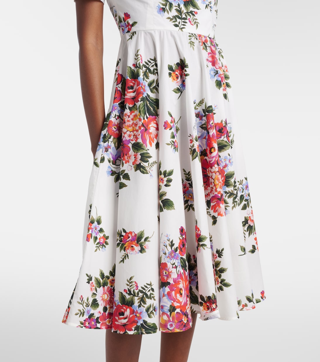 Midikleid aus Baumwolle | Dolce&Gabbana