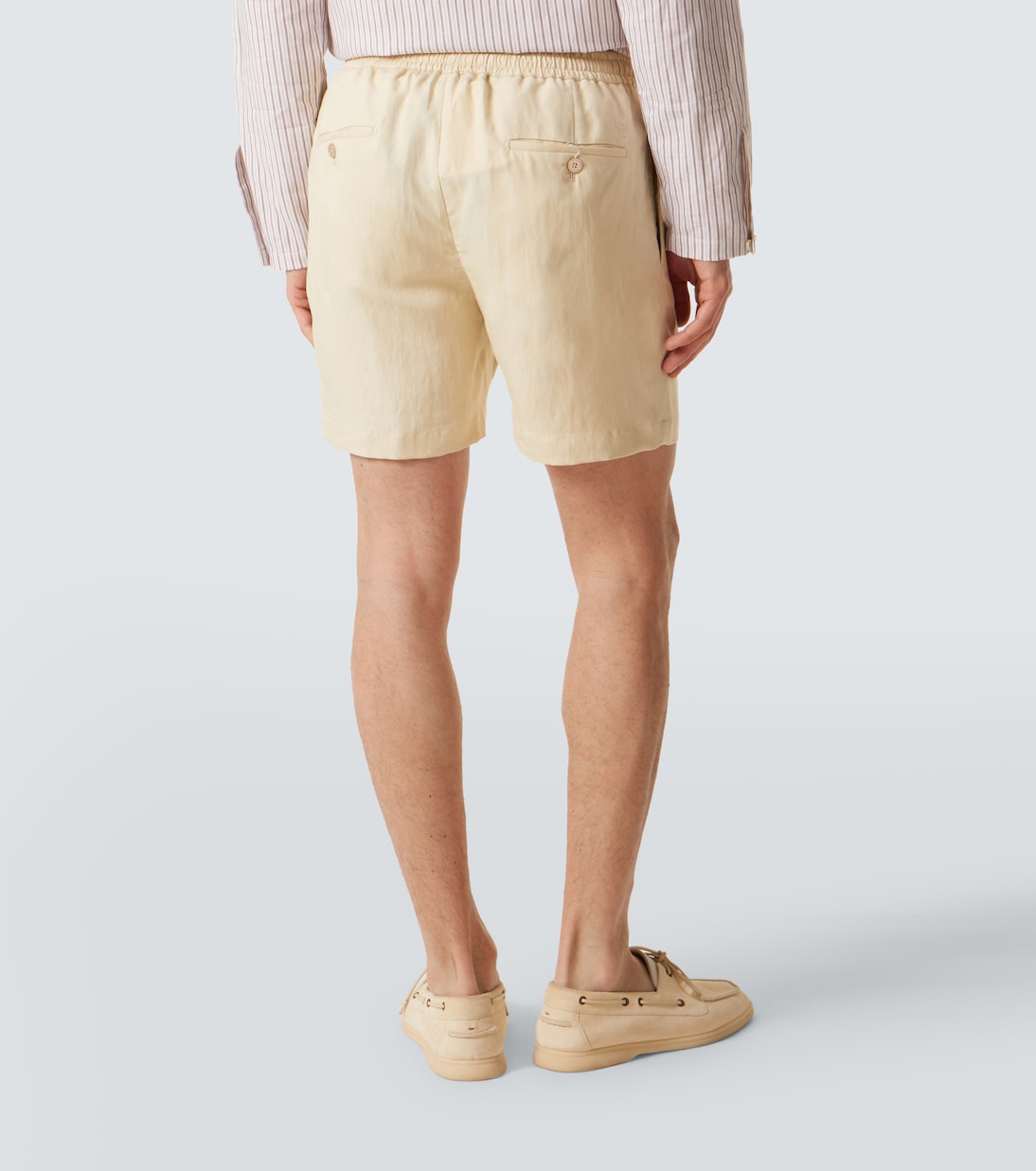 Shorts aus Seide und Leinen | Ralph Lauren Purple Label