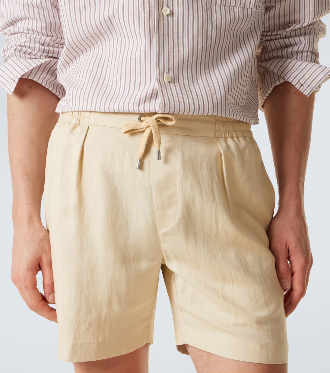 Shorts aus Seide und Leinen | Ralph Lauren Purple Label