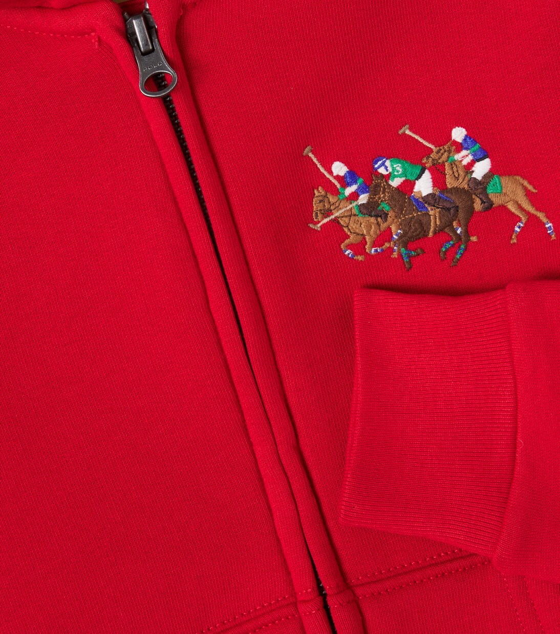 Embroidered cotton-blend hoodie | Polo Ralph Lauren Kids