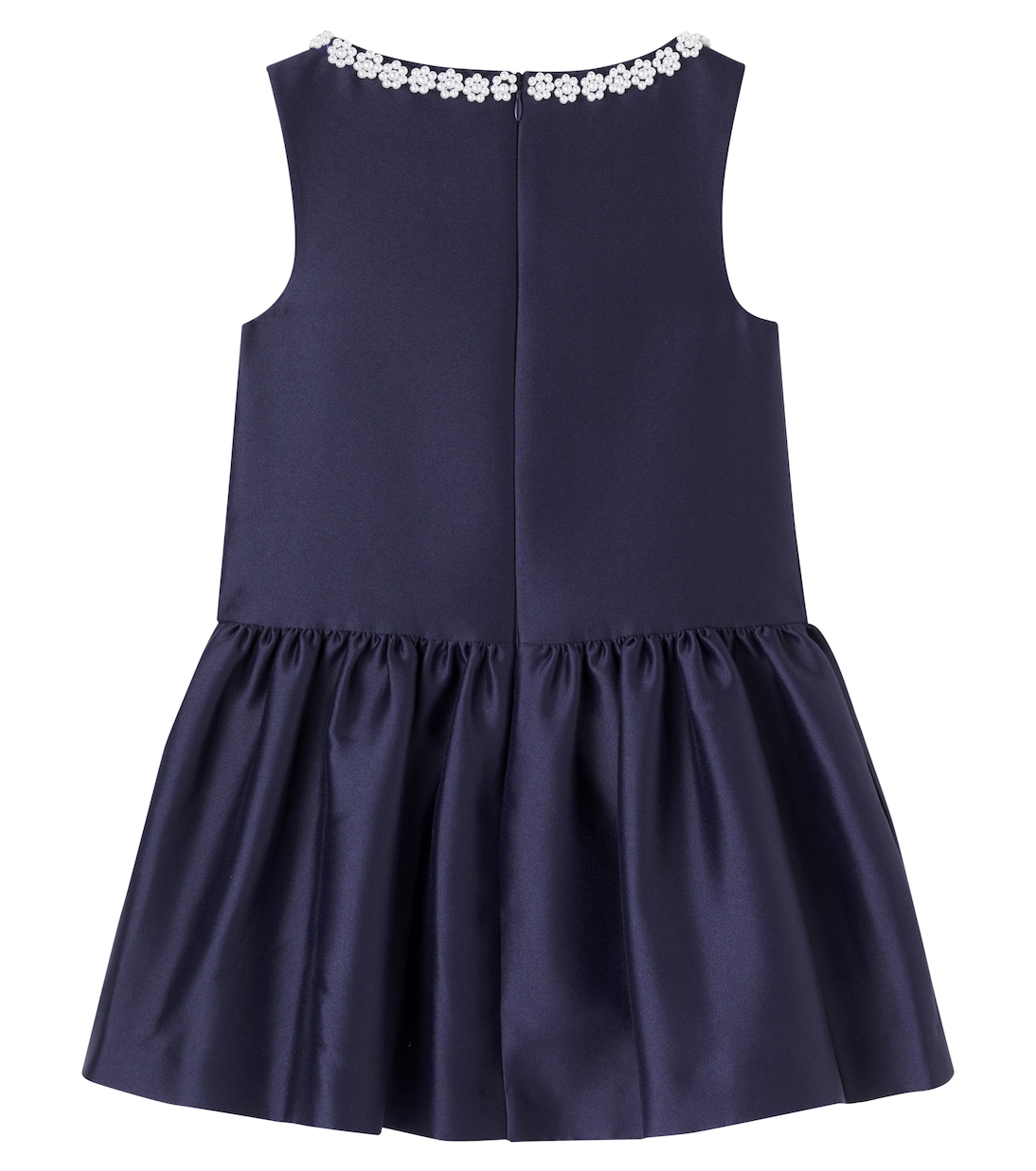 Vestido de tafetán festoneado | Self-Portrait Kids