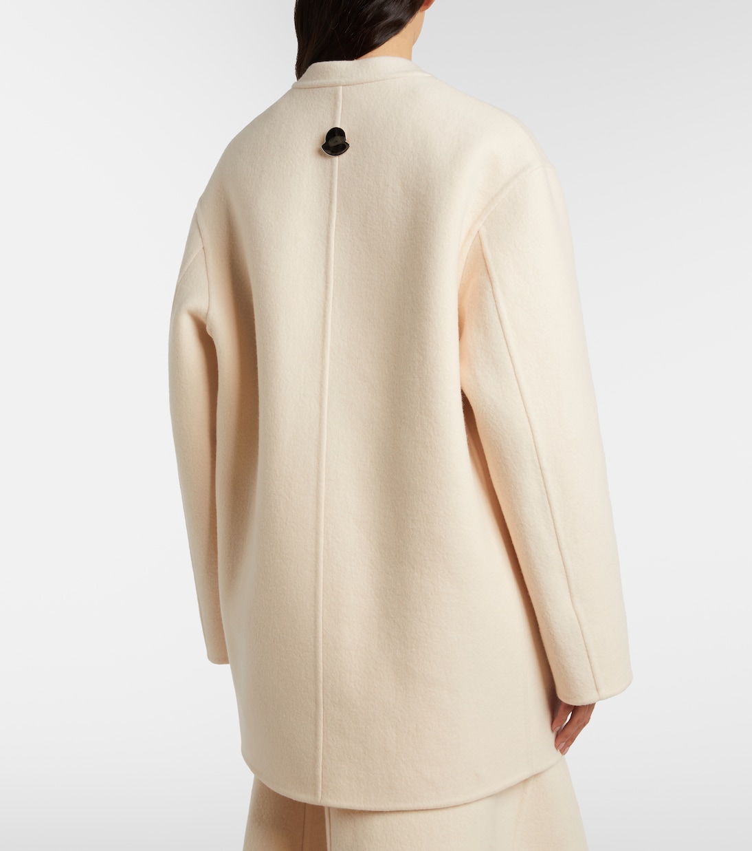 + Jil Sander virgin wool down coat | Moncler Genius
