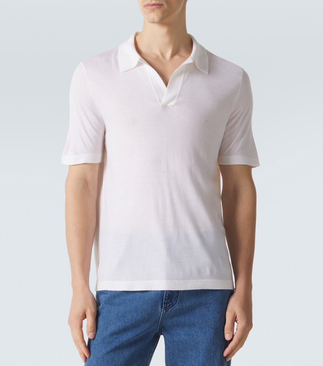 Polohemd aus Kaschmir und Seide | Gabriela Hearst