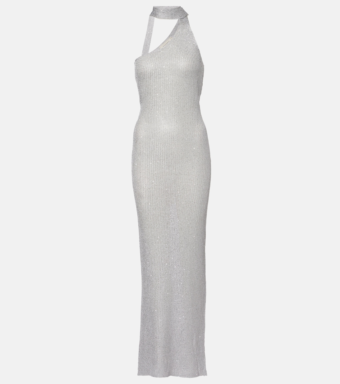 Aretha sequined one-shoulder maxi dress | Bananhot