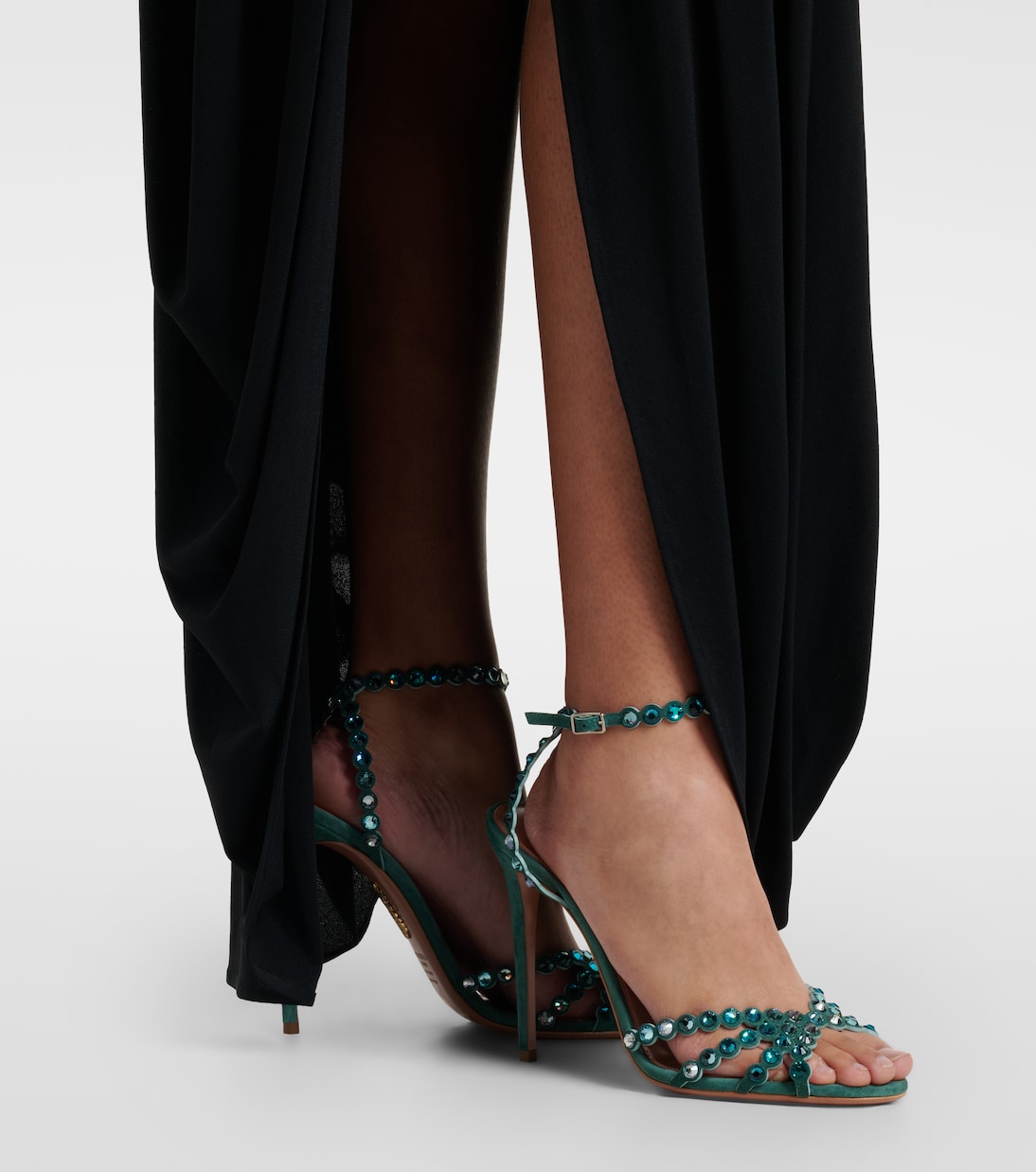 Tequila 105 embellished suede sandals | Aquazzura