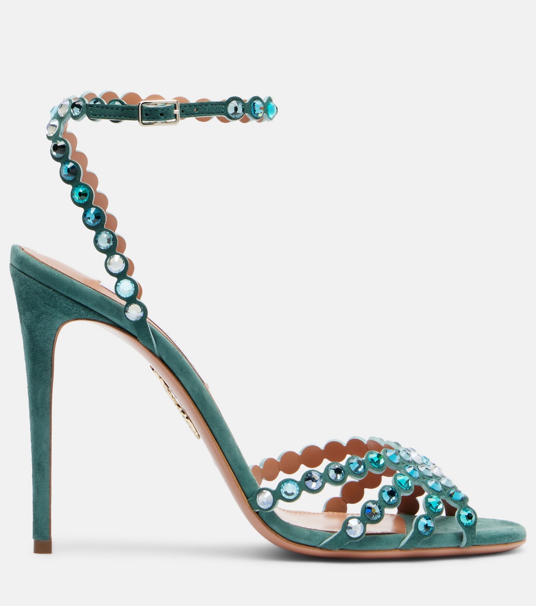 Tequila 105 embellished suede sandals | Aquazzura