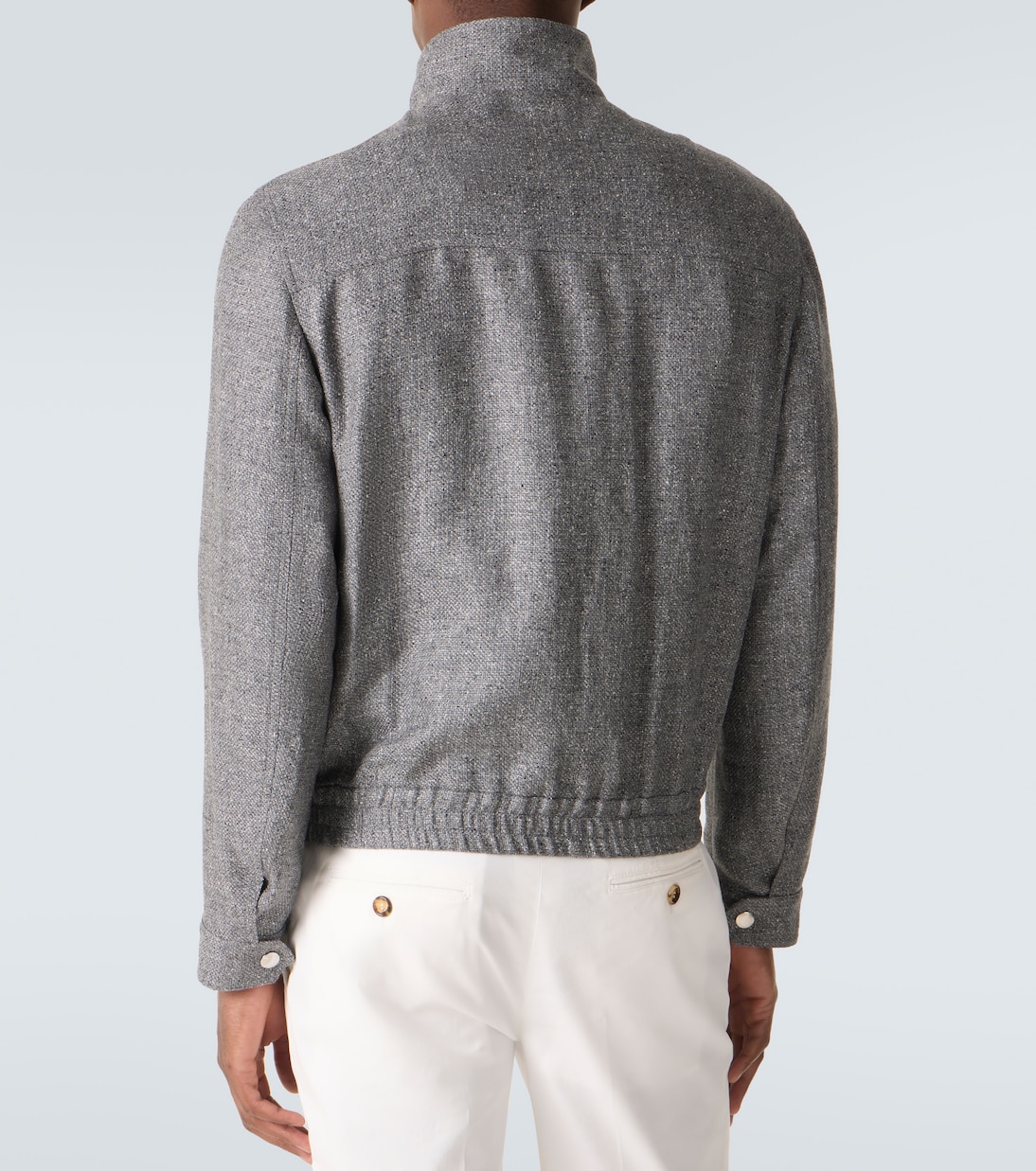 Jacke aus Seide, Leinen und Wolle | Brunello Cucinelli