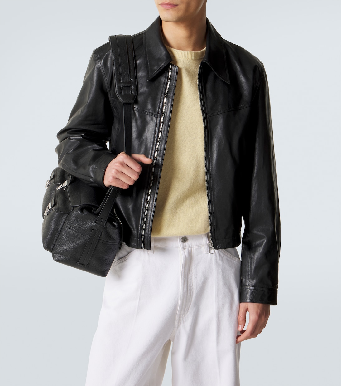 Leather blouson jacket | Lemaire