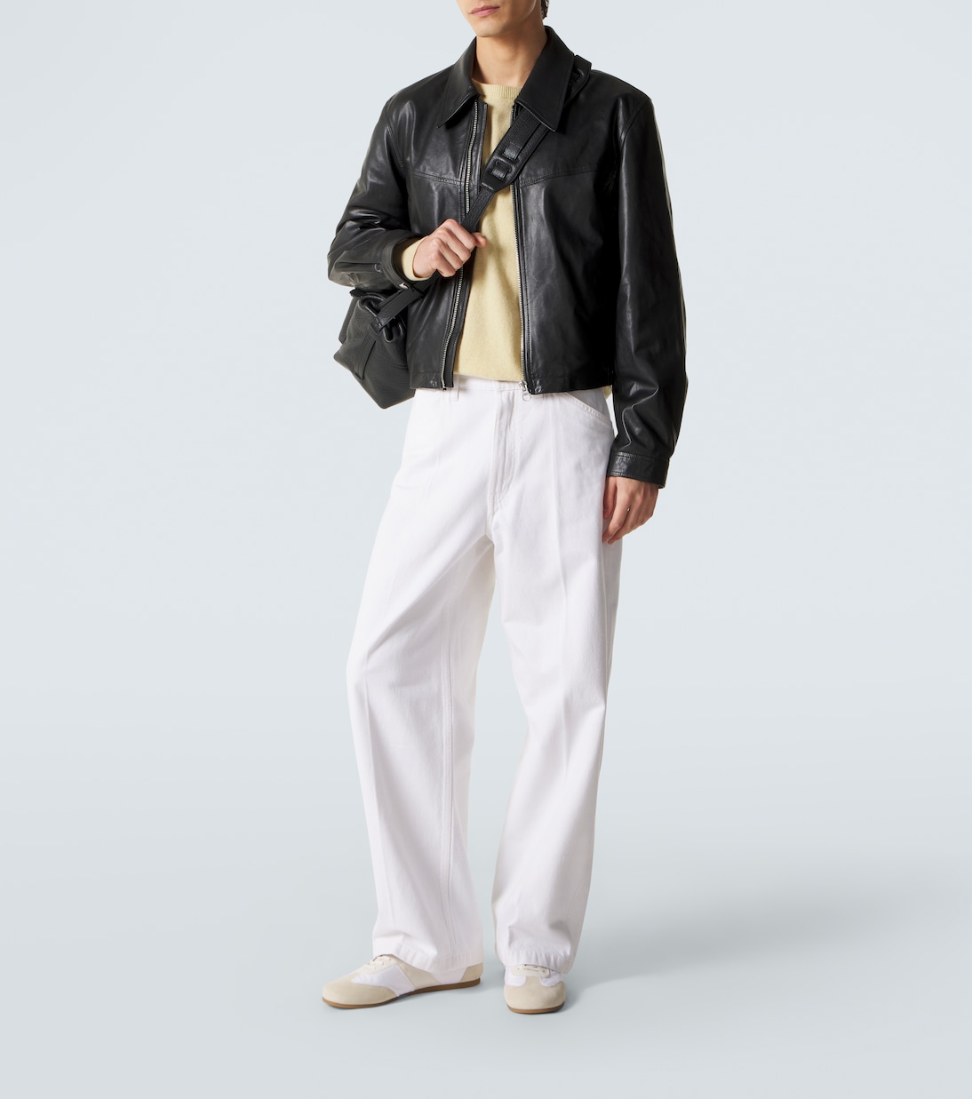 Leather blouson jacket | Lemaire