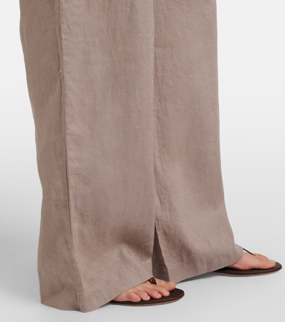 Zakynthos linen wide-leg pants | Heidi Klein