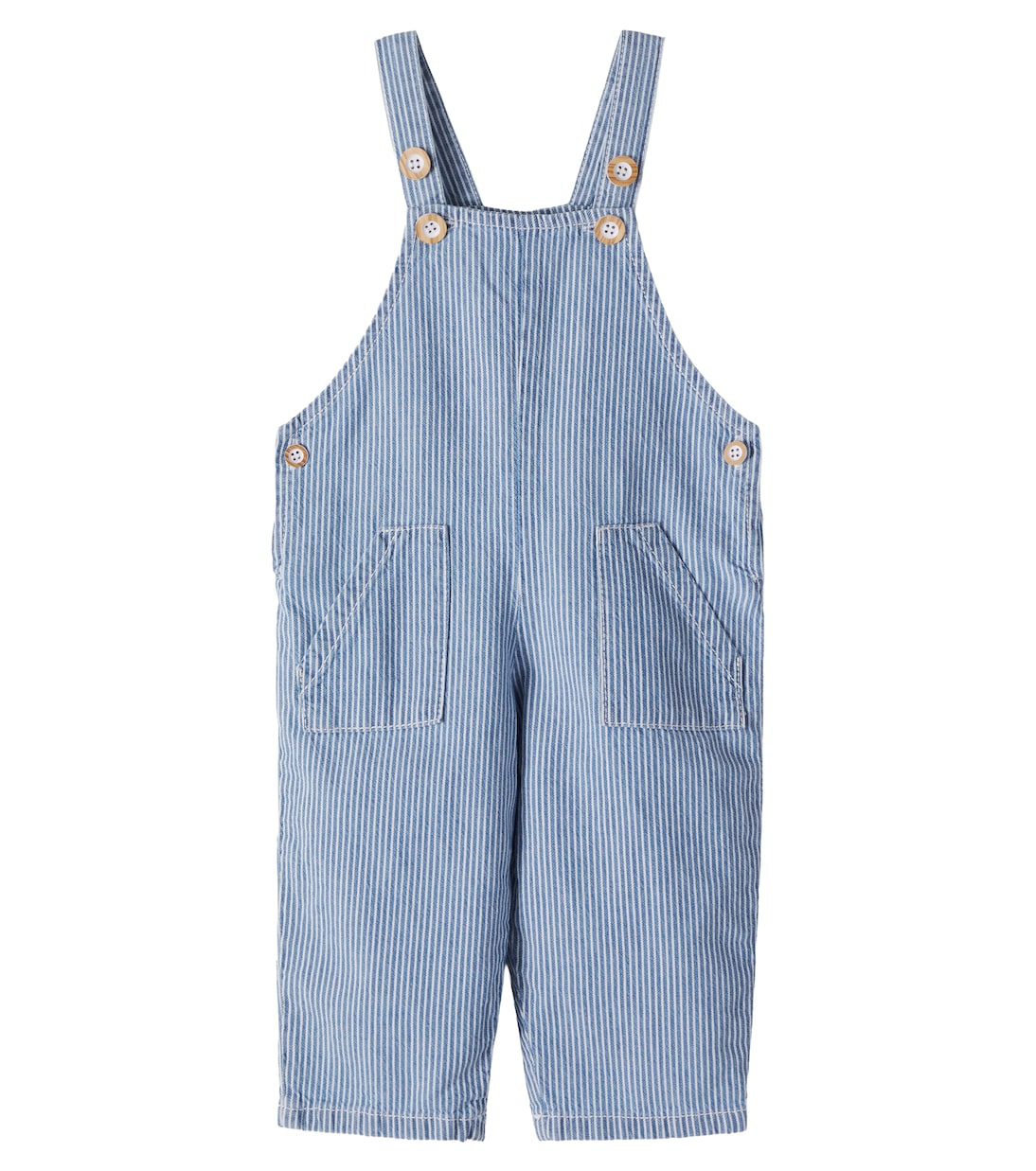 Baby Mao striped denim overalls | 1 + in the Family