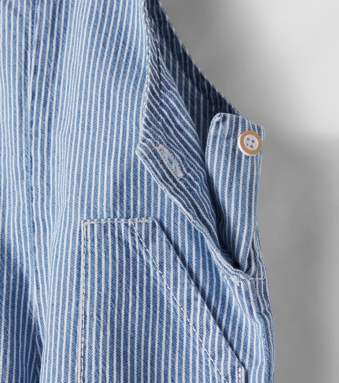 Baby Mao striped denim overalls | 1 + in the Family