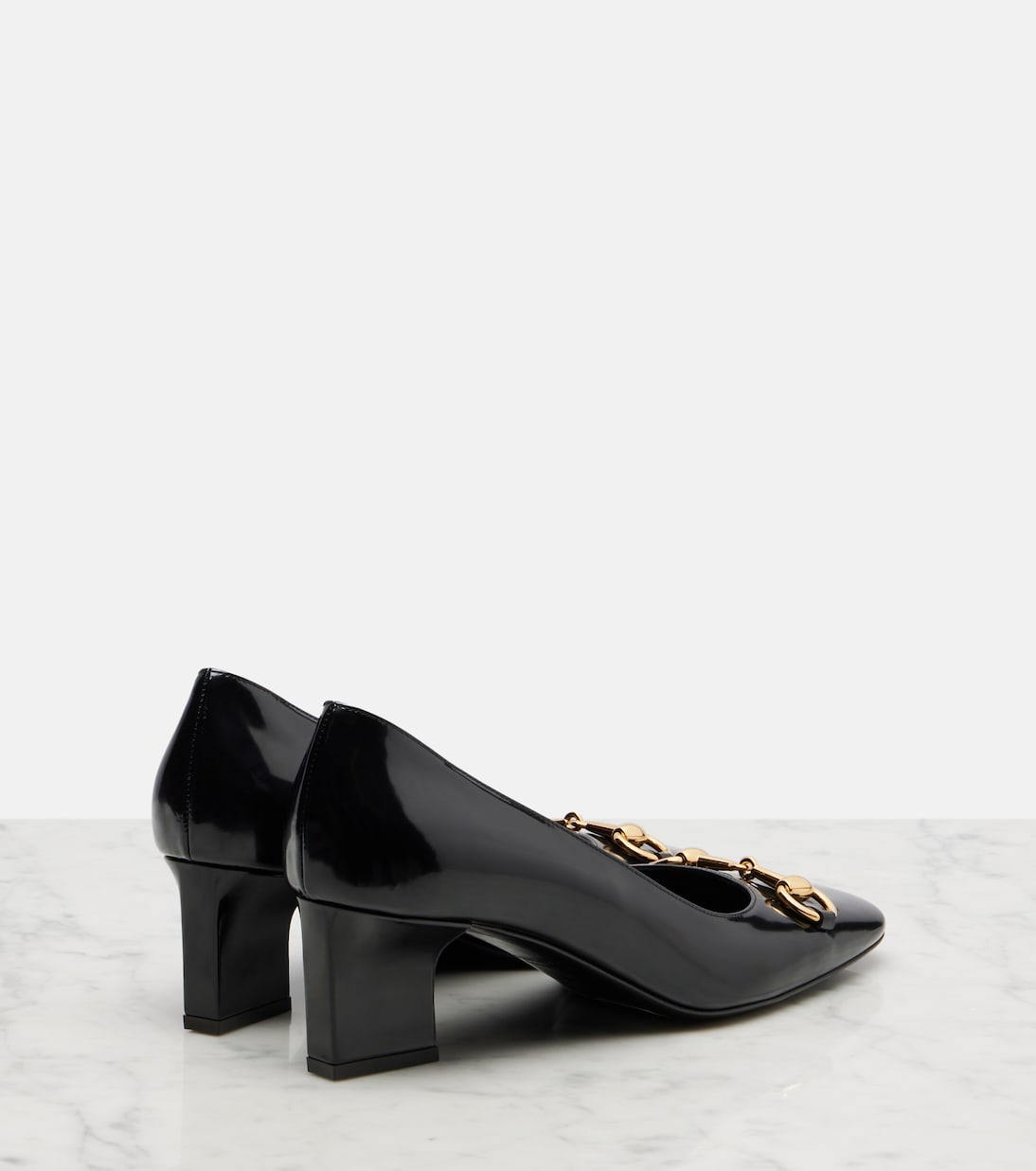 Signora 55 Horsebit leather pumps | Gucci