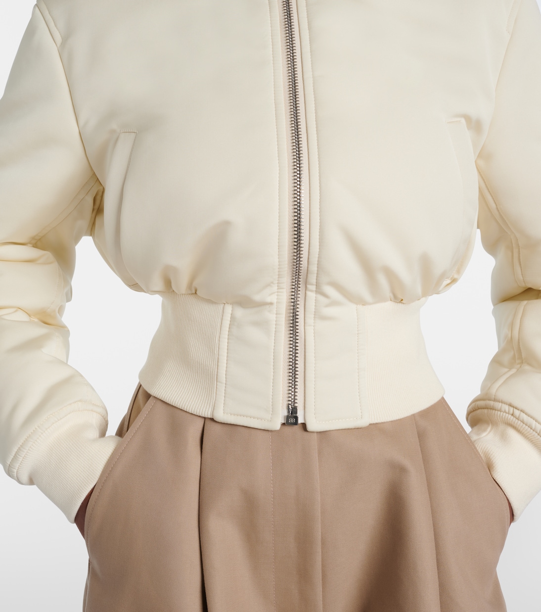 Cropped bomber jacket | Balenciaga