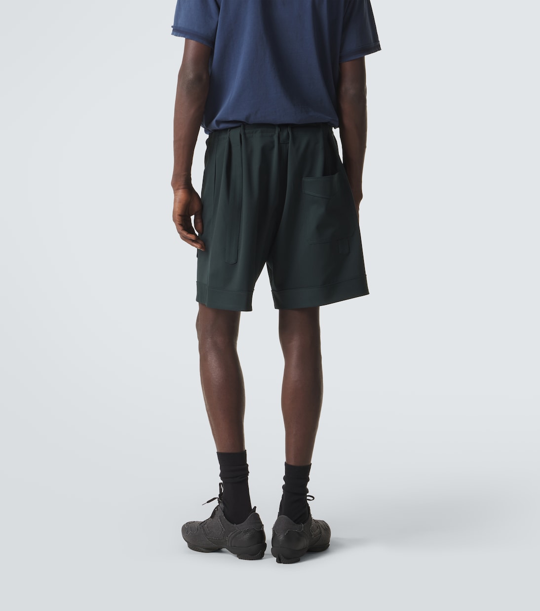 Kyan wool-blend shorts | Kiko Kostadinov