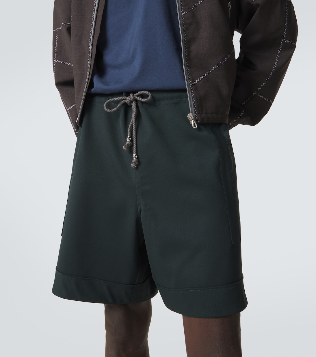Kyan wool-blend shorts | Kiko Kostadinov