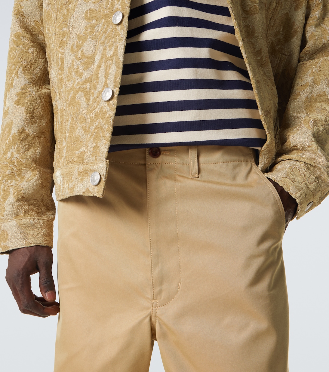 Gerade Hose aus einem Baumwollgemisch | Junya Watanabe