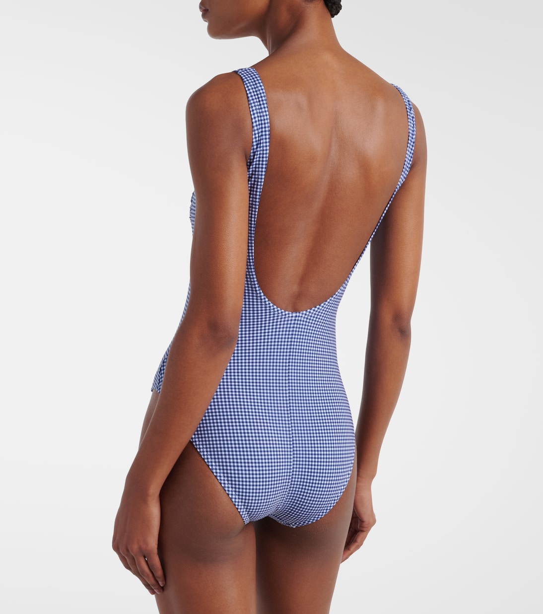 Gingham ruched swimsuit | Karla Colletto