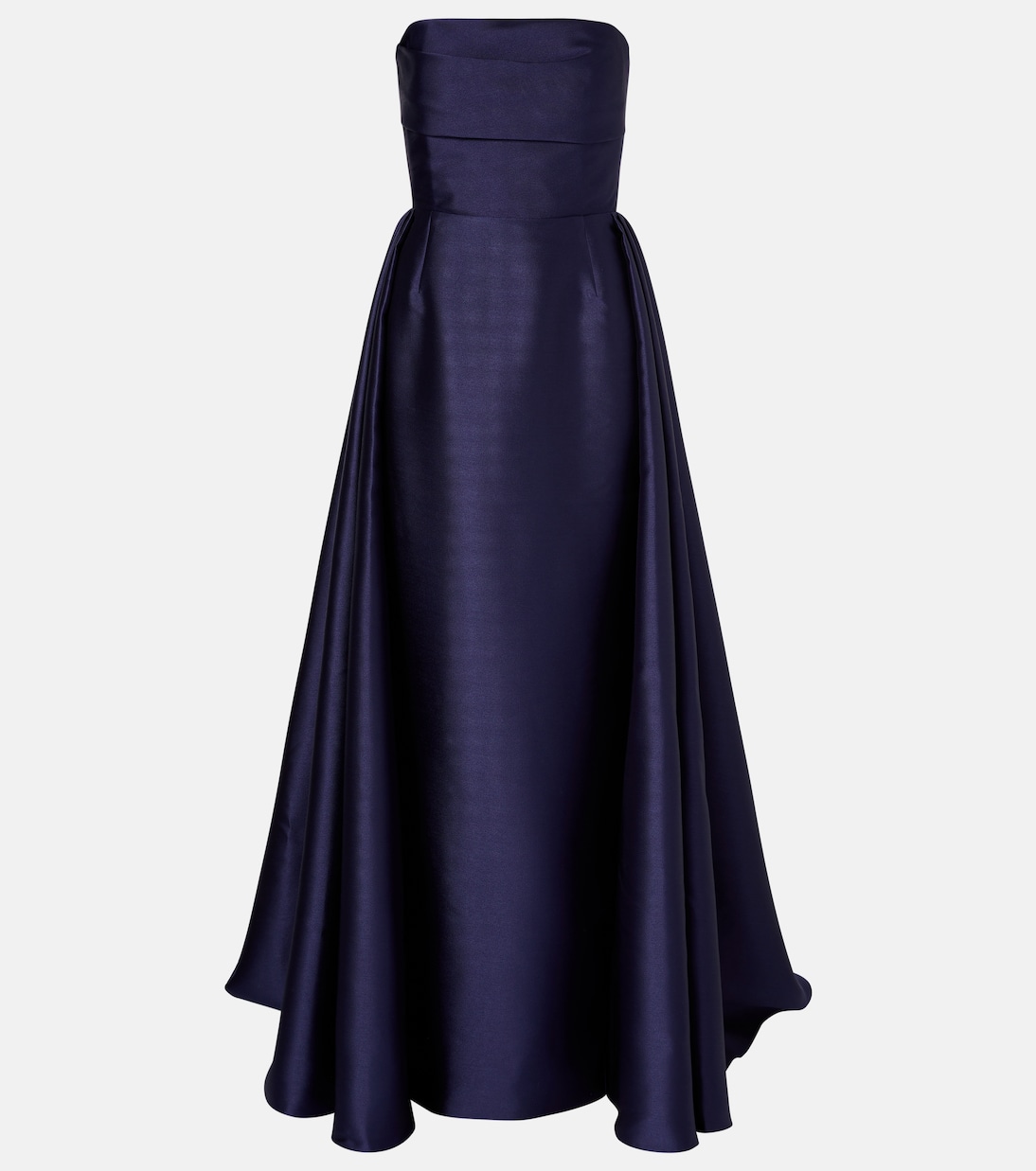 Strapless satin gown | Solace London