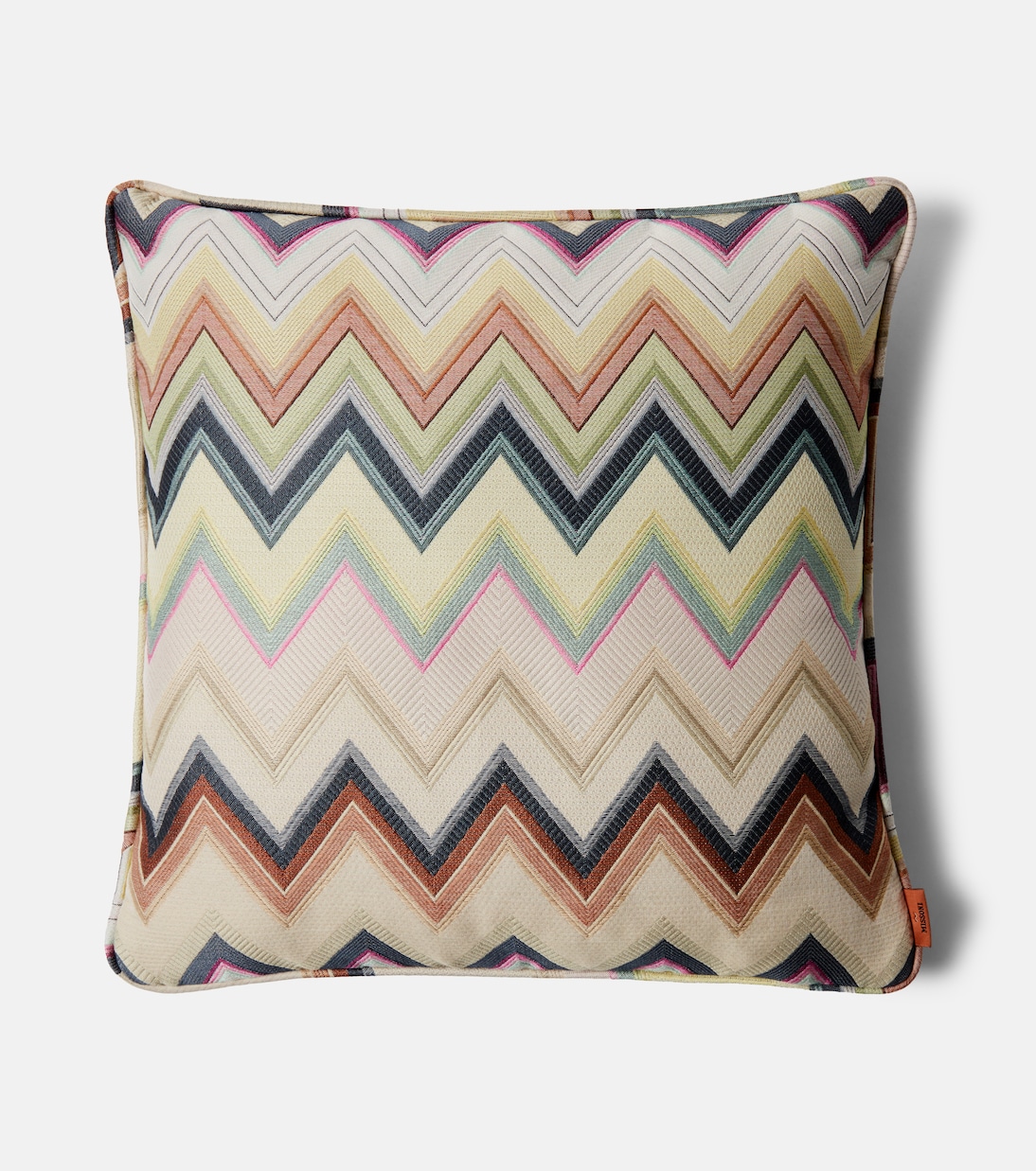 Agadir Zigzag cotton-blend cushion | Missoni