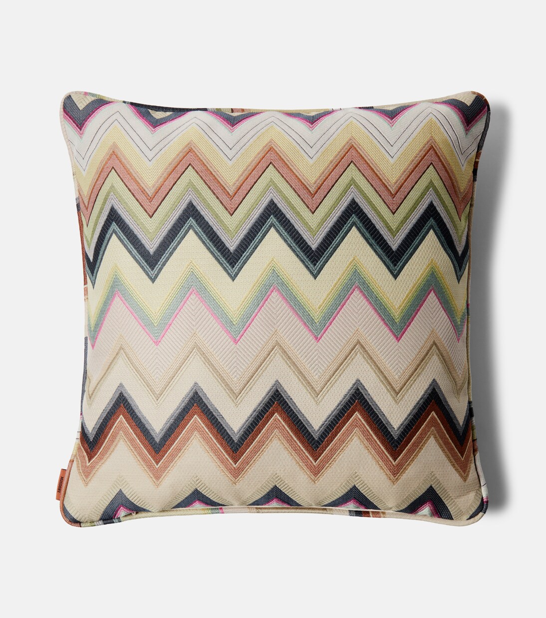 Agadir Zigzag cotton-blend cushion | Missoni