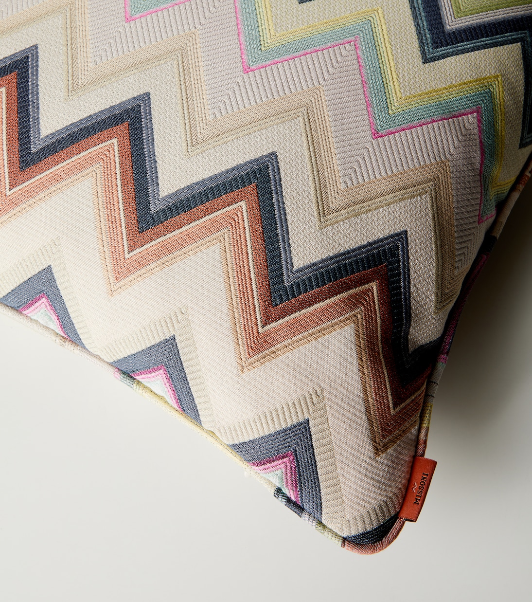 Agadir Zigzag cotton-blend cushion | Missoni