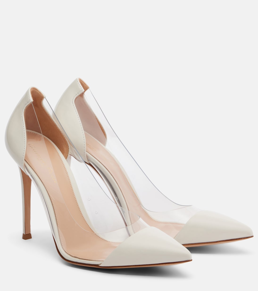 Plexi patent leather and PVC pumps | Gianvito Rossi