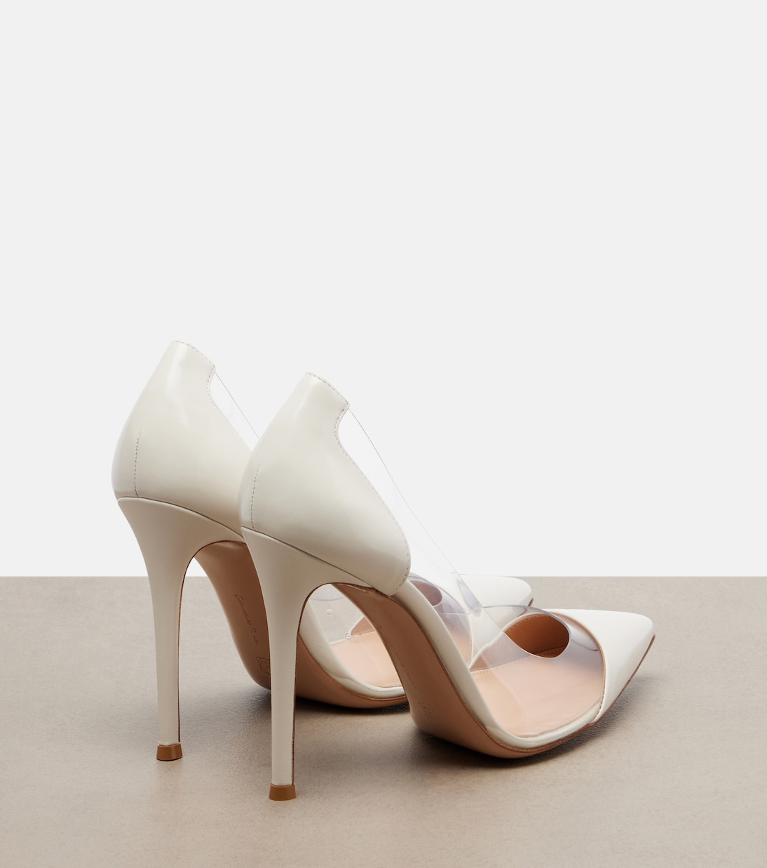 Plexi patent leather and PVC pumps | Gianvito Rossi