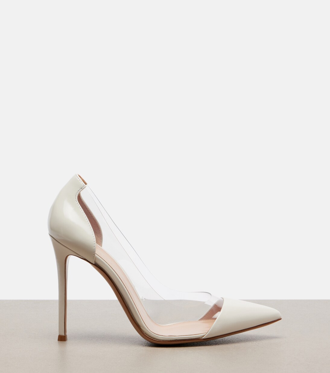 Plexi patent leather and PVC pumps | Gianvito Rossi