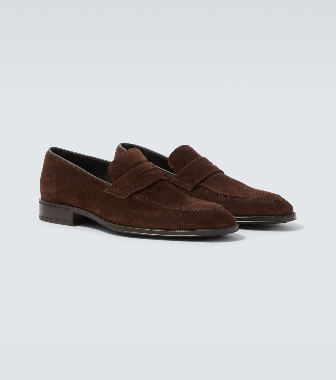 Suede penny loafers | Canali