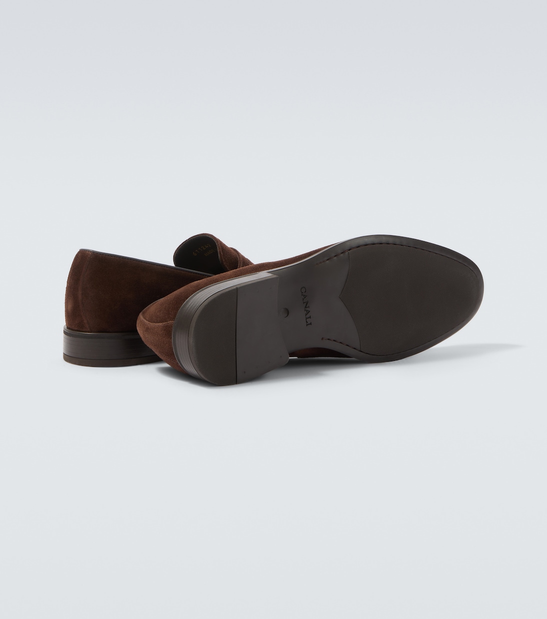 Suede penny loafers | Canali