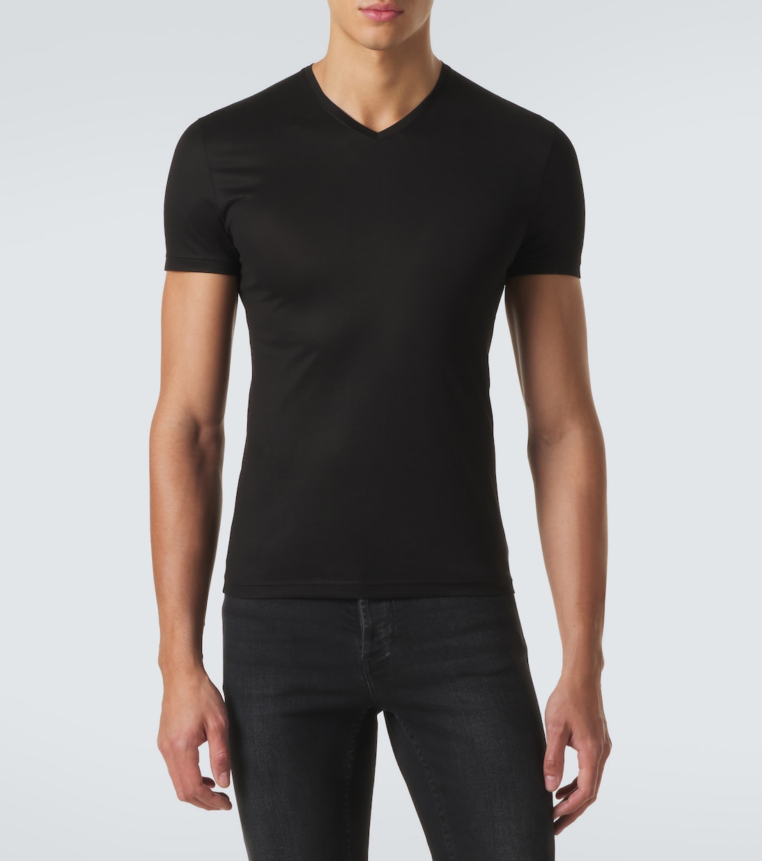T-Shirt aus Seiden-Jersey | Gucci