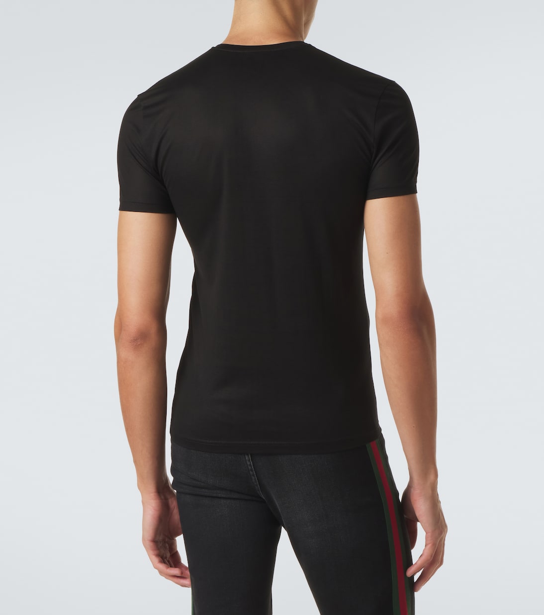 T-Shirt aus Seiden-Jersey | Gucci