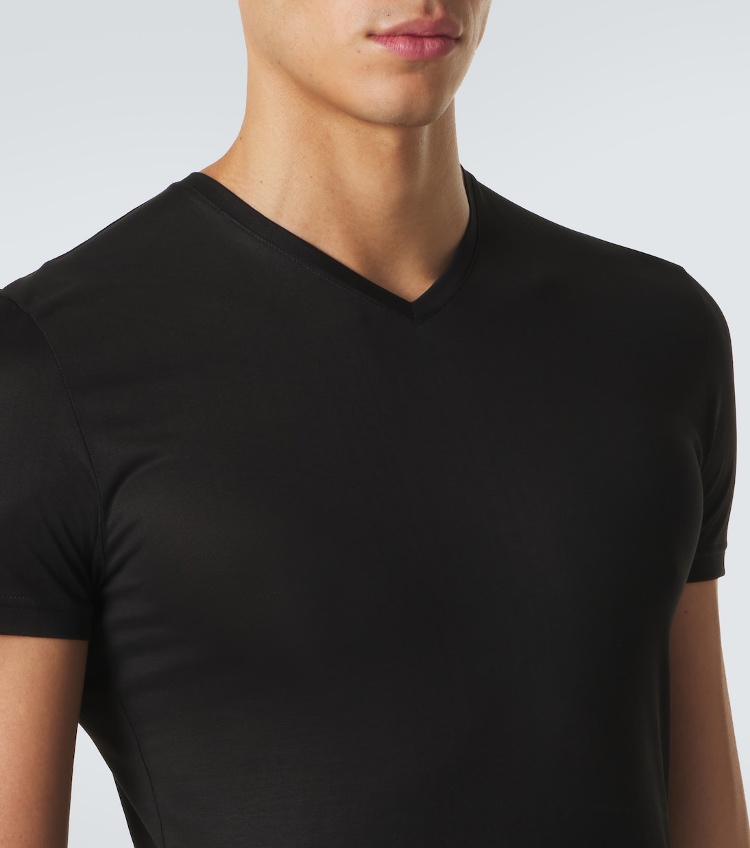 T-Shirt aus Seiden-Jersey | Gucci